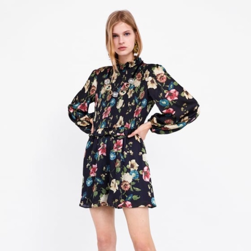 Floral Print Jumpsuit NWT